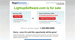 Desktop Screenshot of lightupsoftware.com